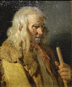 Jean-Jacques Monanteuil Portrait of a Breton Peasant oil painting on canvas